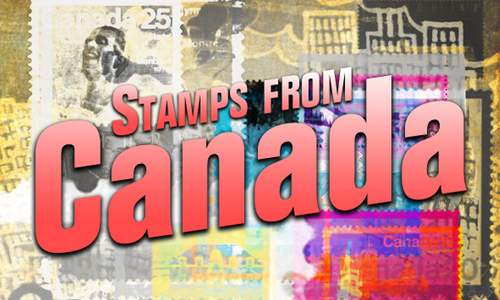 Stamps from Canada Photoshop Brushes