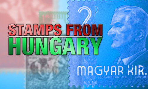  Stamps from Hungary Photoshop Brushes