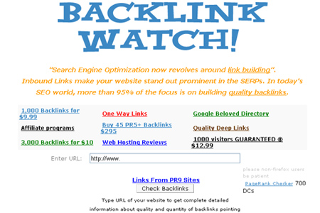 website backlink checker