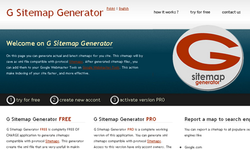 G Sitemap Generator