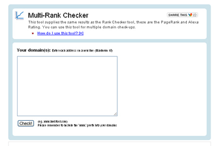 iwebtool - Multi-Rank Checker
