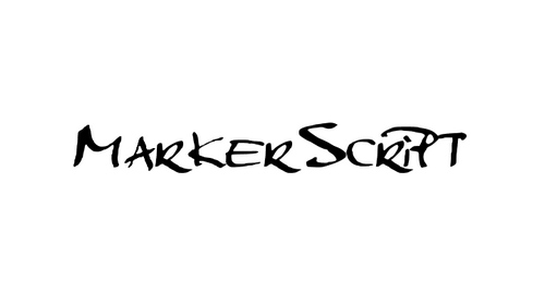 MarkerScript font