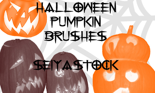 Halloween Pumpkin Brushes