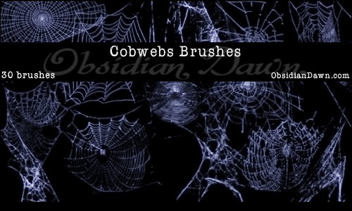 Cobwebs Photoshop Brushes