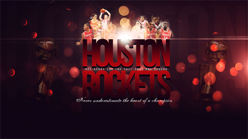 Houston Rockets 2011-12 Season Widescreen Wallpaper