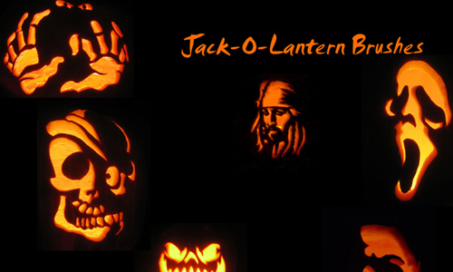 Jack o Lantern Brushes