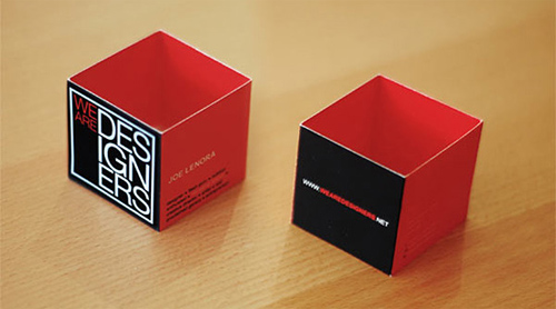 We Are Designers Business Card