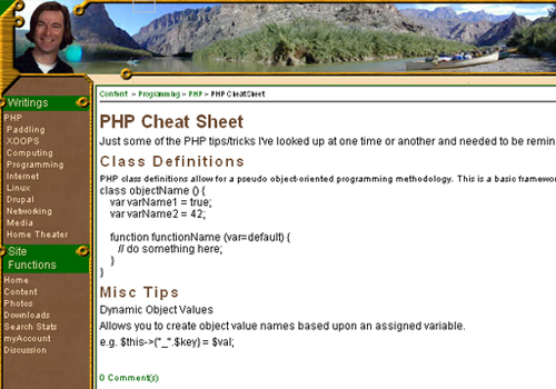 Boyden, Mark: PHP Cheat Sheet