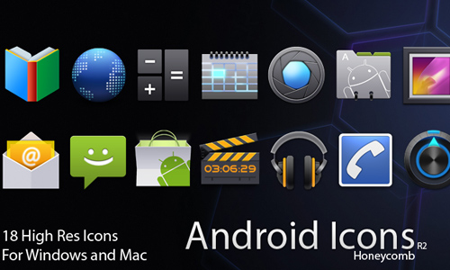  Android Icons R2 - Honeycomb