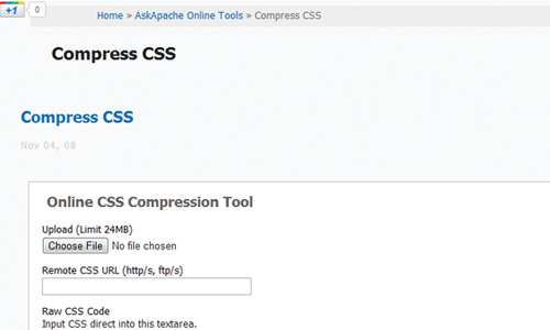AskApache.com - CSS Compressor