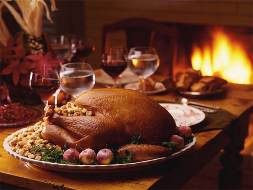 Thanksgiving Dinner Wallpaper