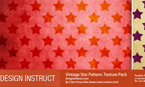 Vintage Star Pattern: Texture Pack