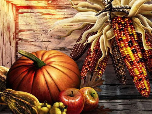 Thanksgiving Fruit Wallpaper