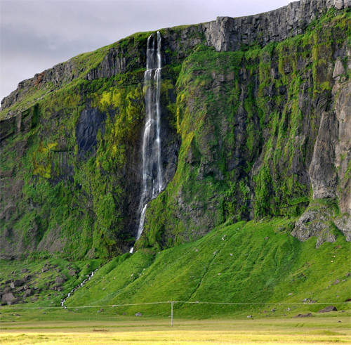 Waterfall on Iceland