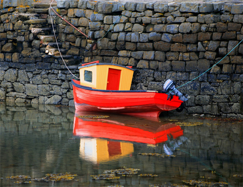 Small Red Boat