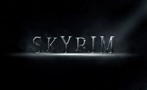 Create an Ancient Stone Text Effect Inspired by The Elder Scrolls V: SKYRIM Game in Photoshop
