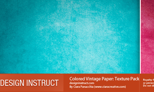 Colored Vintage Paper: Texture Pack