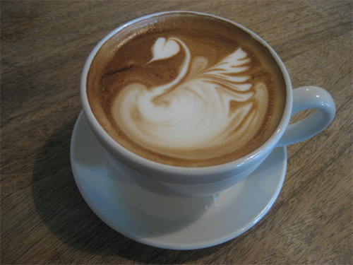 Day 1230: Swan latte
