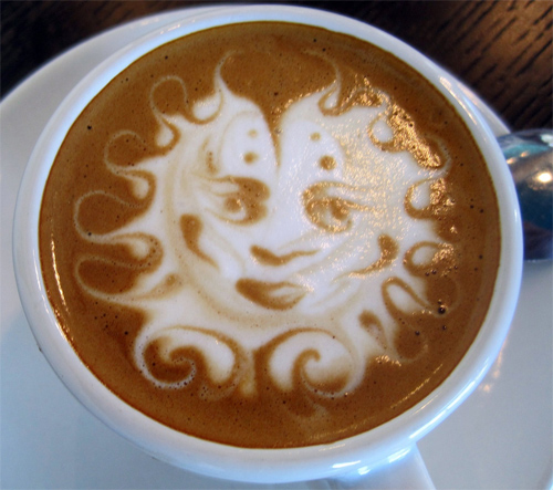 Latte Art Etching - Dubsea Coffee