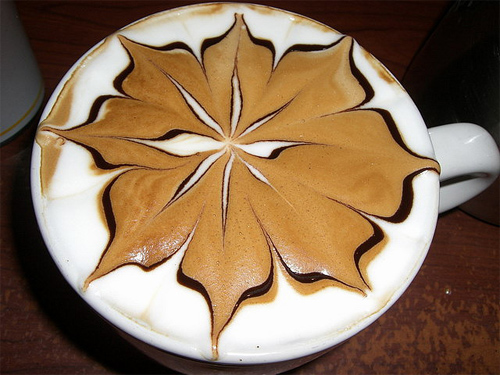 Latte Art Flower