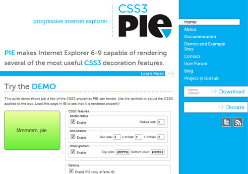 css3 pie